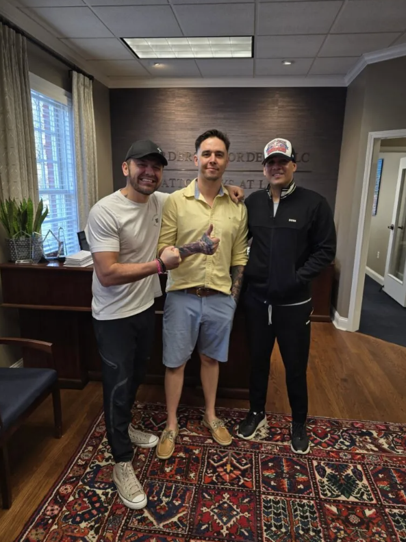 The Your Local Home Buyer Team crew after a closing in Louisville, Kentucky